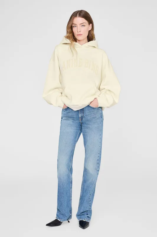 Harvey Sweatshirt - Washed Cream sold by Anine Bing