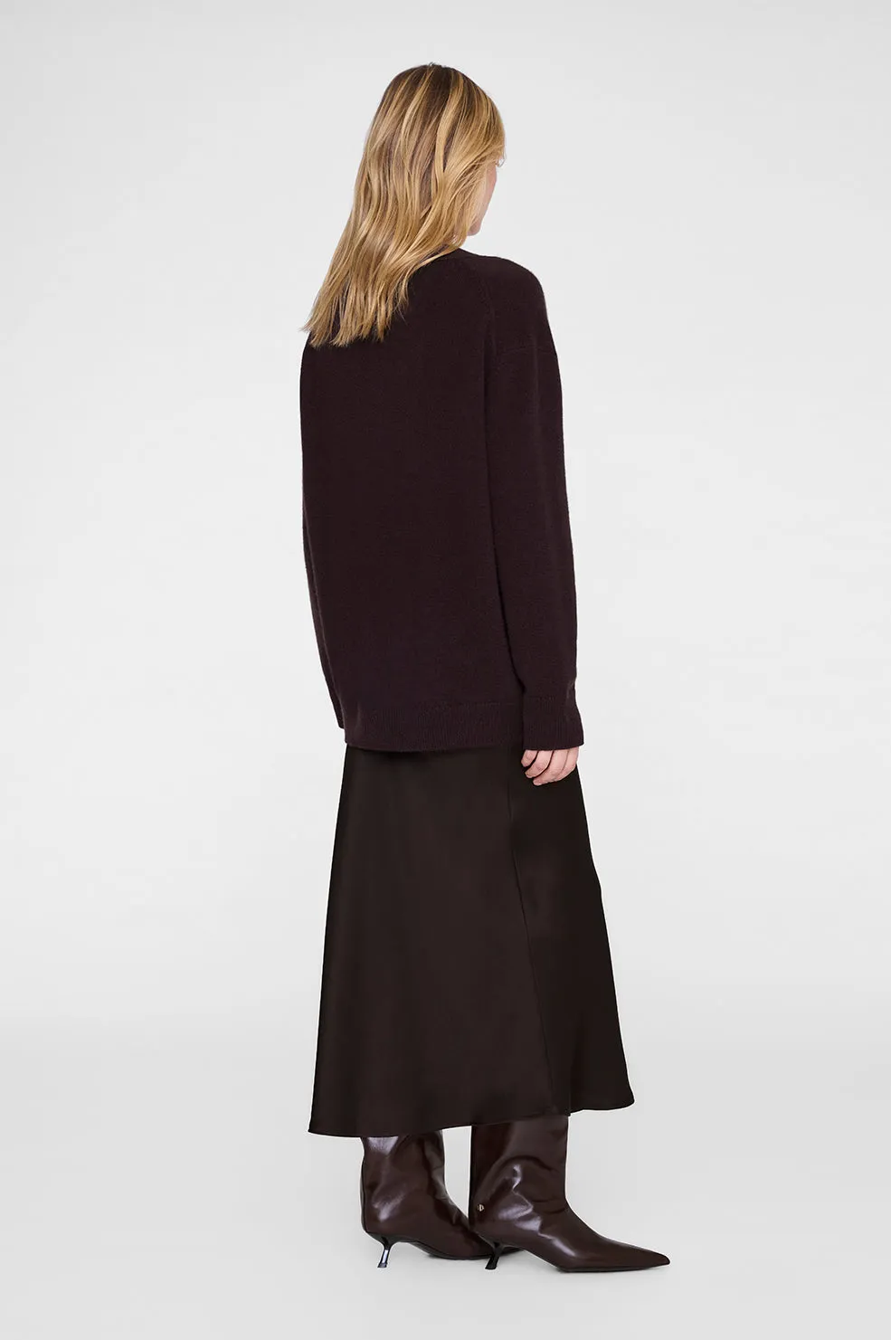 Bar Silk Skirt - Deep Brown sold by Anine Bing product image thumbnail 2