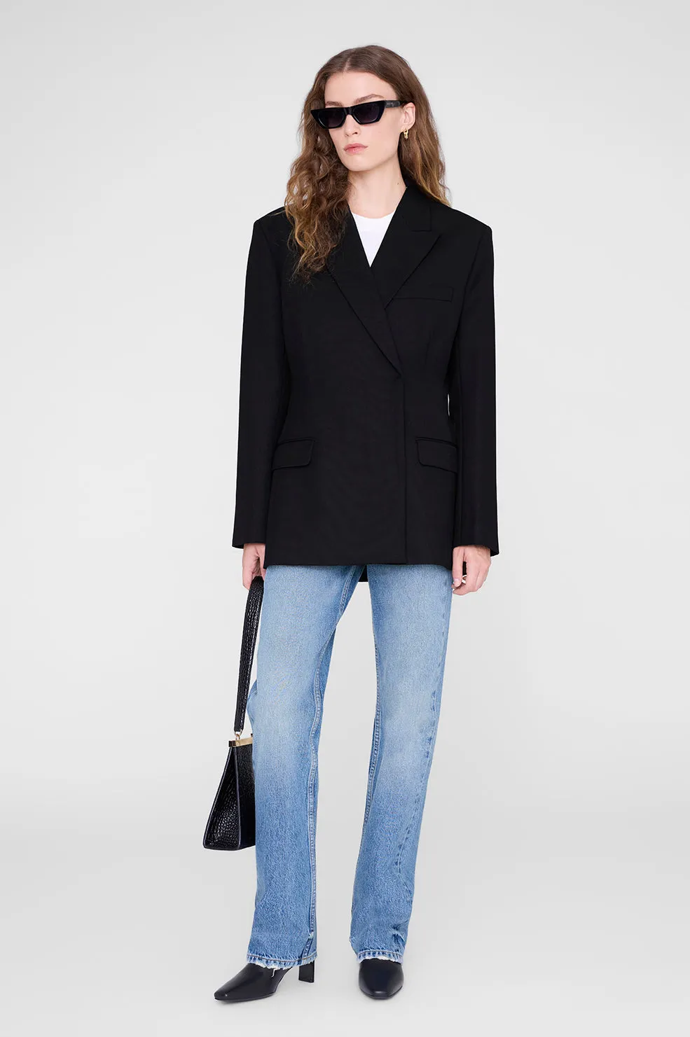 Aretha Blazer - Black sold by Anine Bing product image thumbnail 5