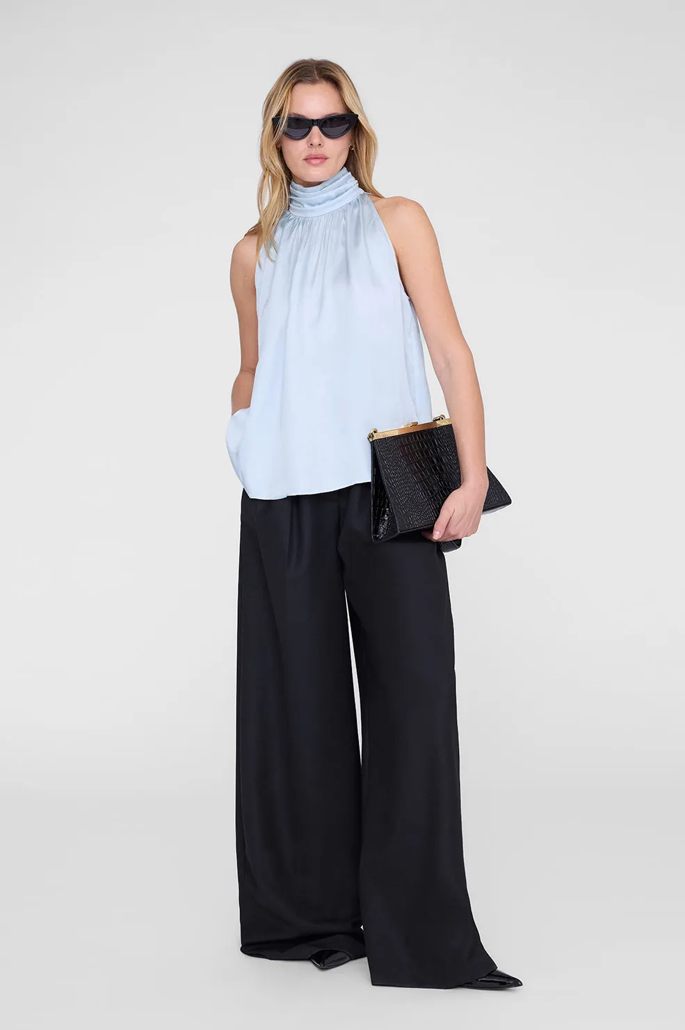 Marie Top - Pale Blue sold by Anine Bing product image thumbnail 2