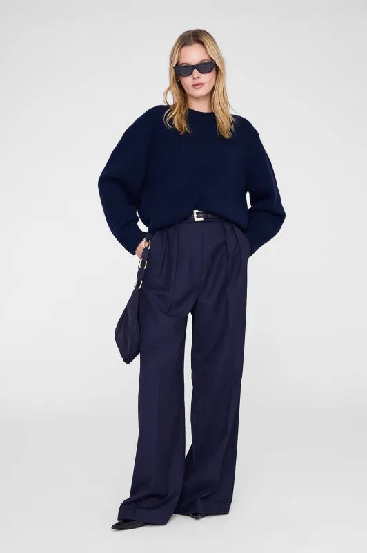 Lou Trouser - Midnight Blue sold by Anine Bing