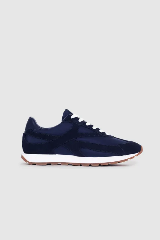 Juno Sneakers - Navy Suede sold by Anine Bing