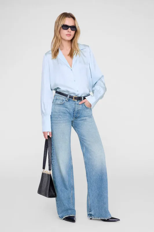 Bethany Shirt - Pale Blue sold by Anine Bing