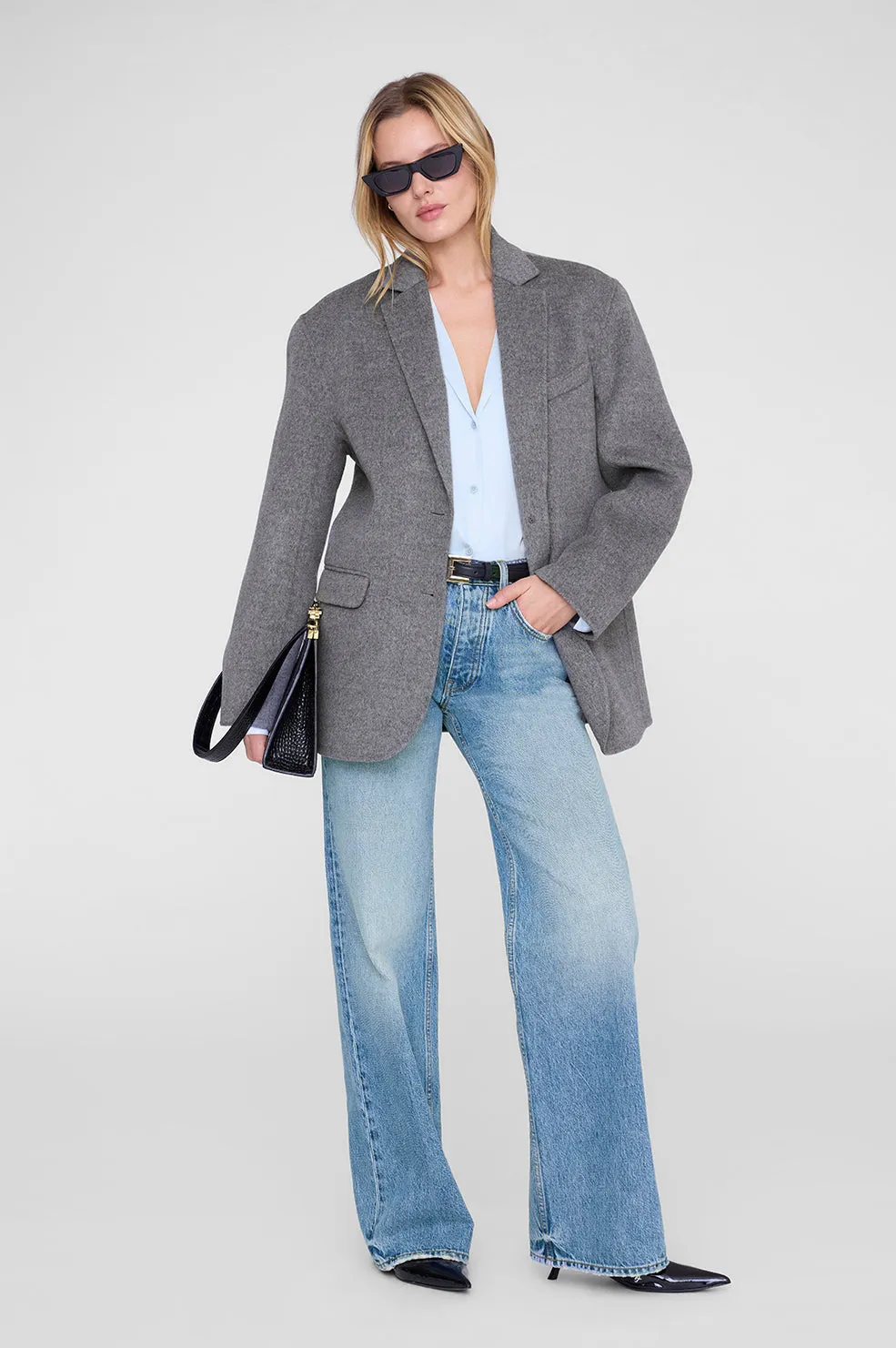 Bethany Shirt - Pale Blue sold by Anine Bing product image thumbnail 2