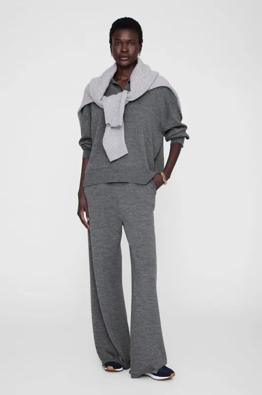 Adley Pant - Medium Heather Grey sold by Anine Bing