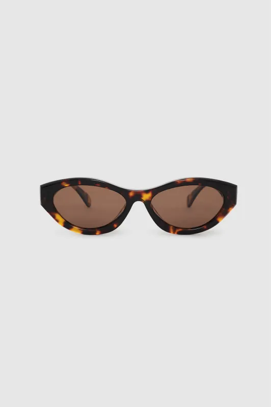 Nice Sunglasses - Dark Tortoise sold by Anine Bing