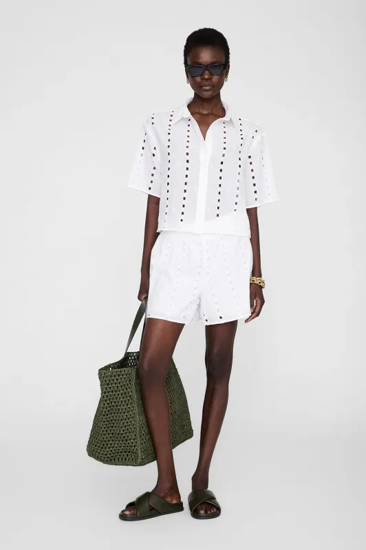 Kam Short - White made by Anine Bing