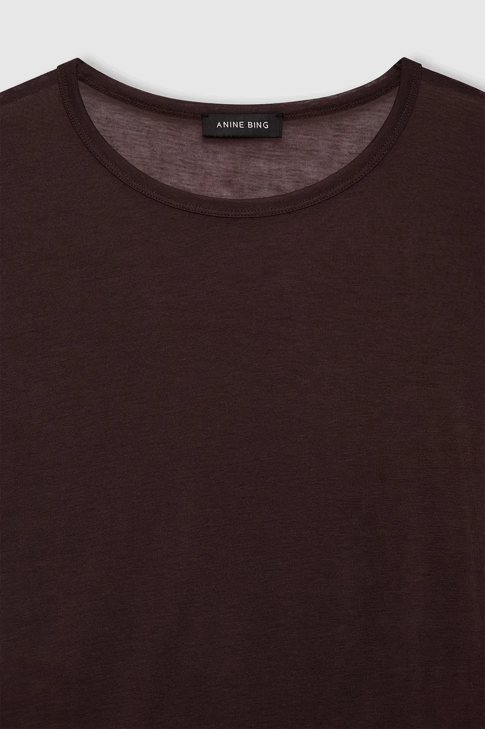 Sylvie Tee - Dark Brown sold by Anine Bing product image thumbnail 4