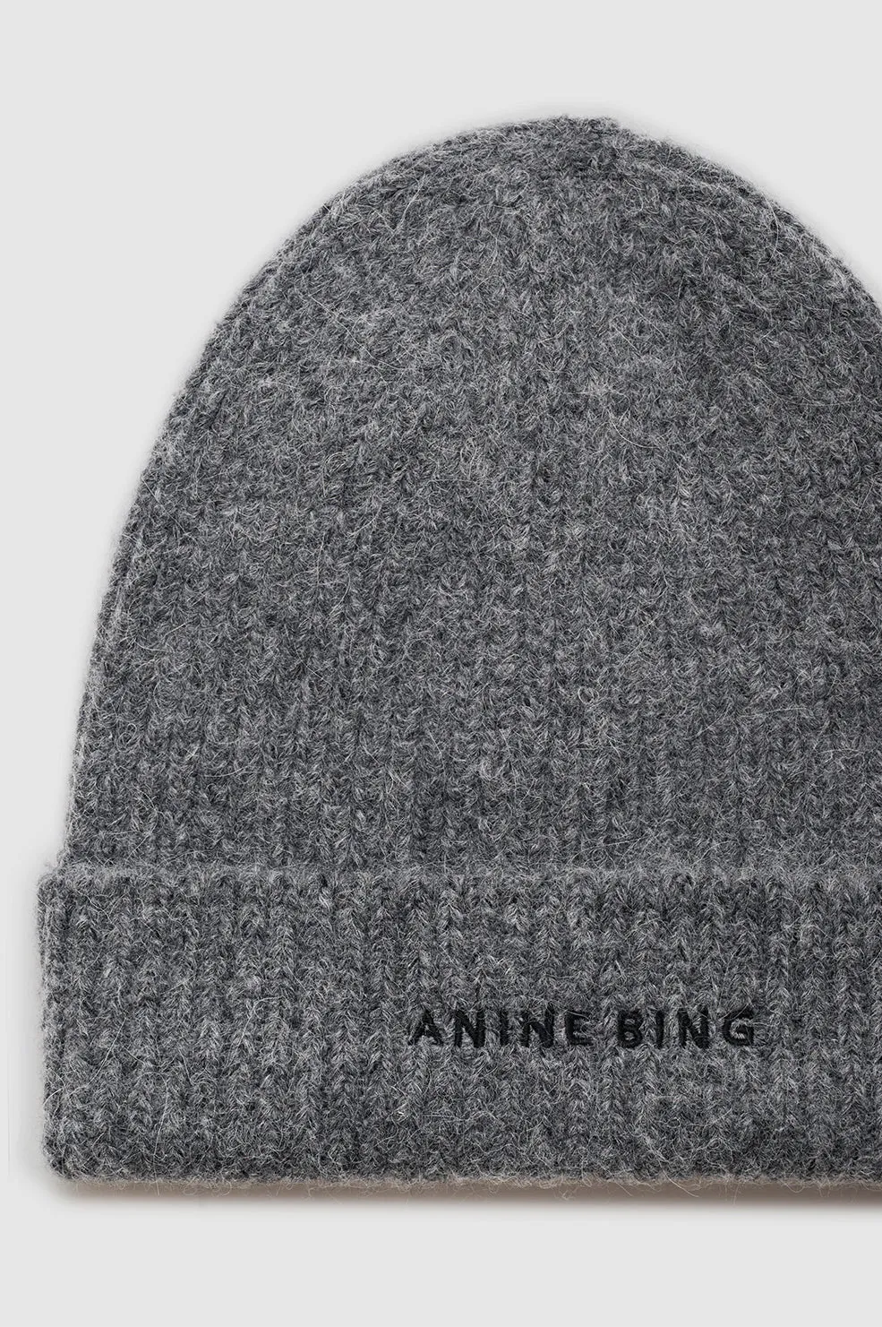 Elia Beanie - Heather Charcoal sold by Anine Bing product image thumbnail 3