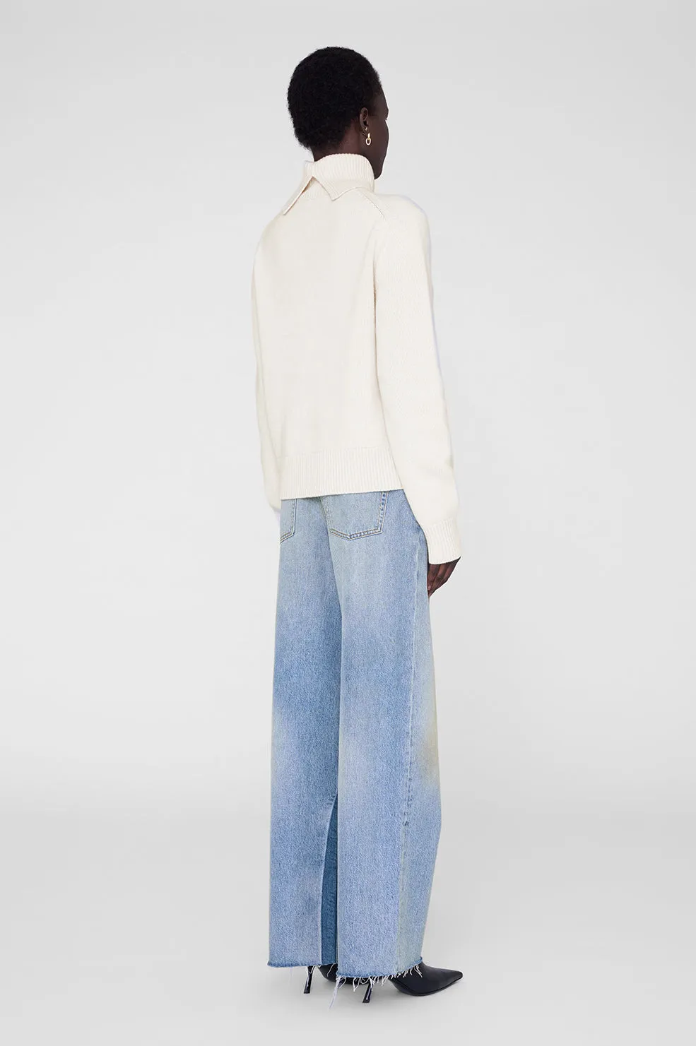 Idra Sweater - Ivory sold by Anine Bing product image thumbnail 5