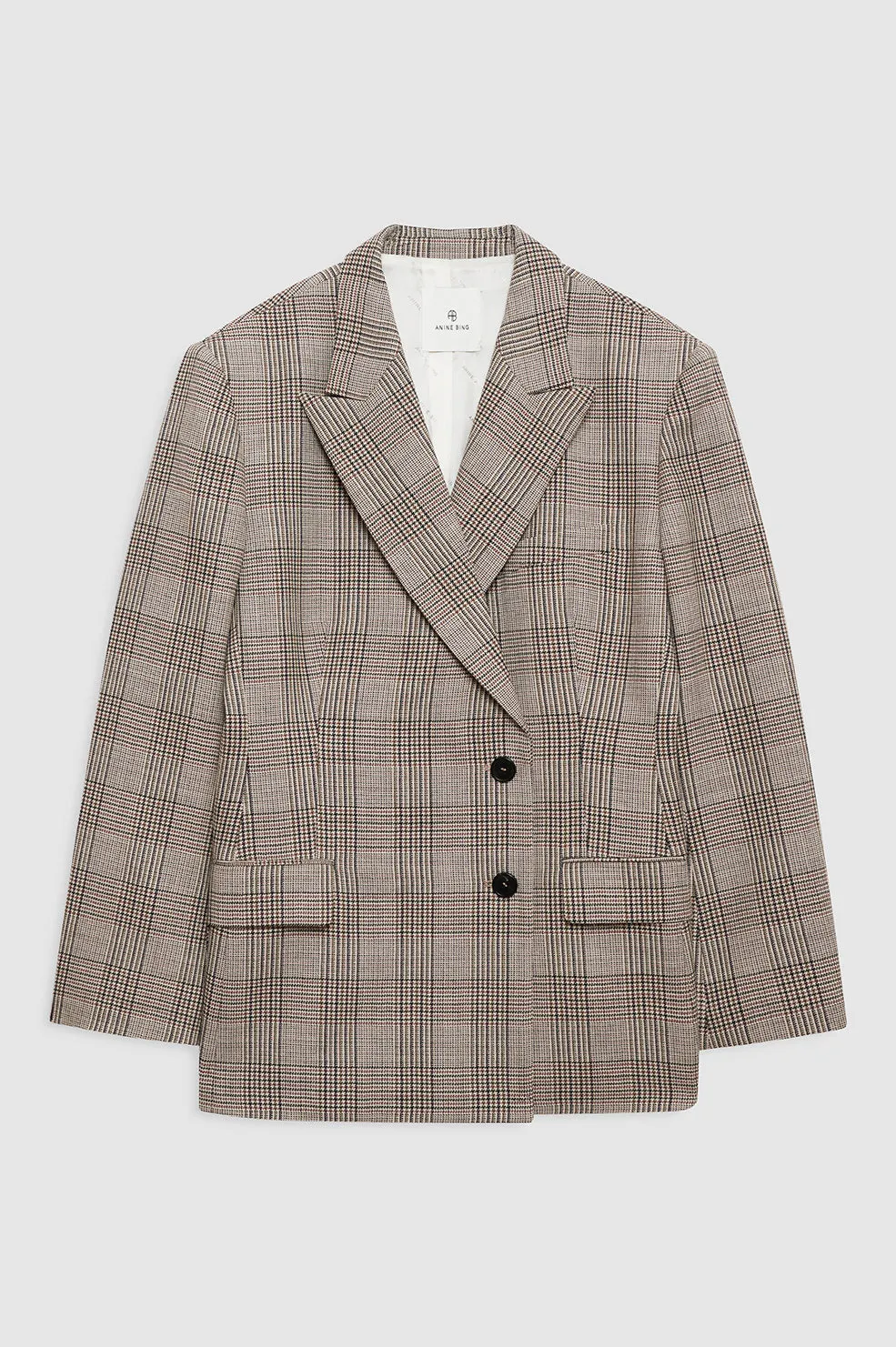 Aretha Blazer - Brown Plaid sold by Anine Bing product image thumbnail 3
