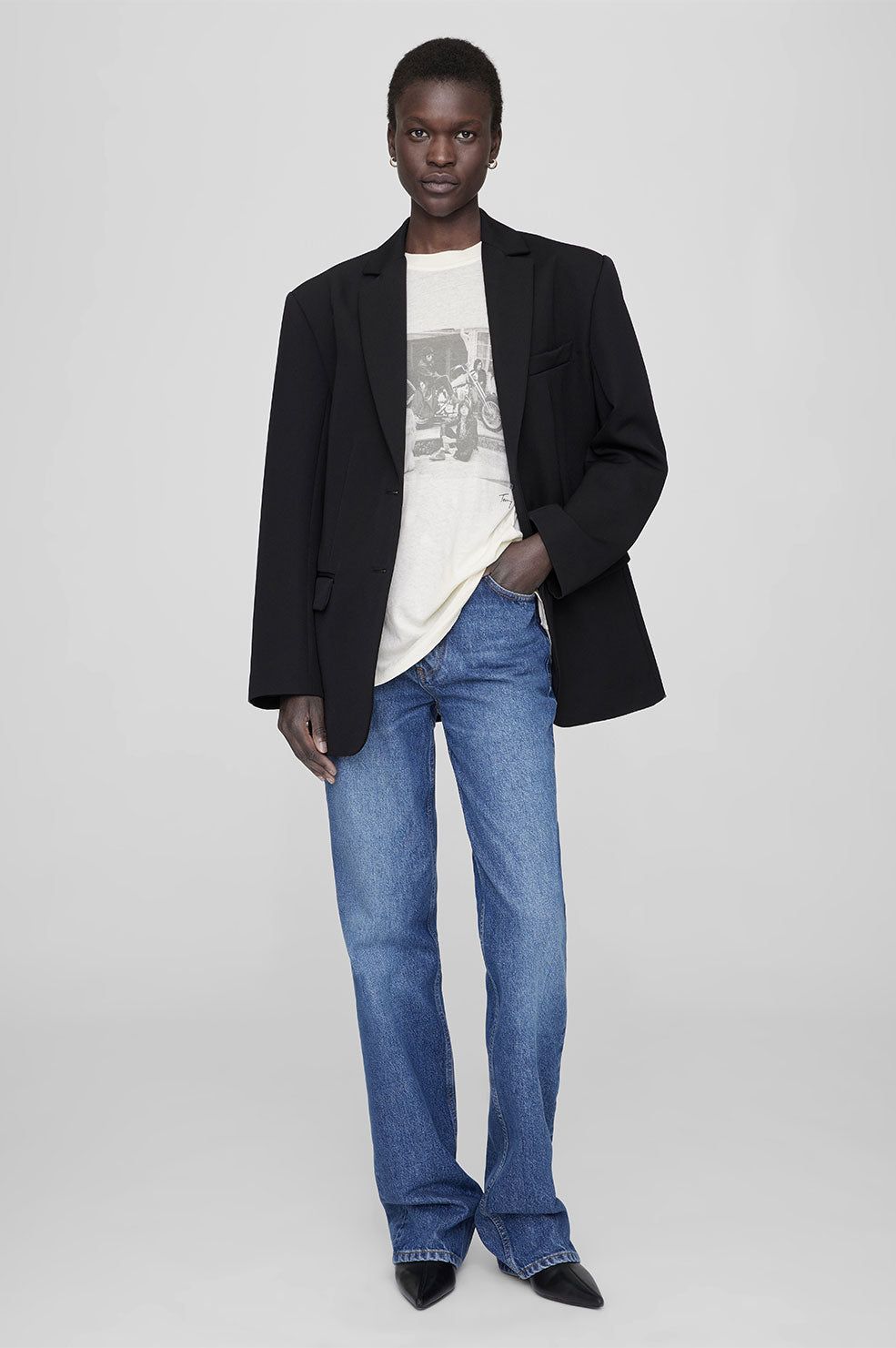 Lili Tee AB X To X Rolling Stones - Vintage White sold by Anine Bing product image thumbnail 5