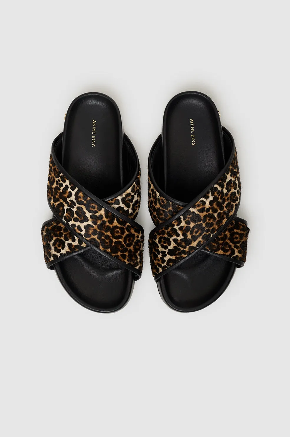 Emi Slides - Leopard sold by Anine Bing product image thumbnail 2