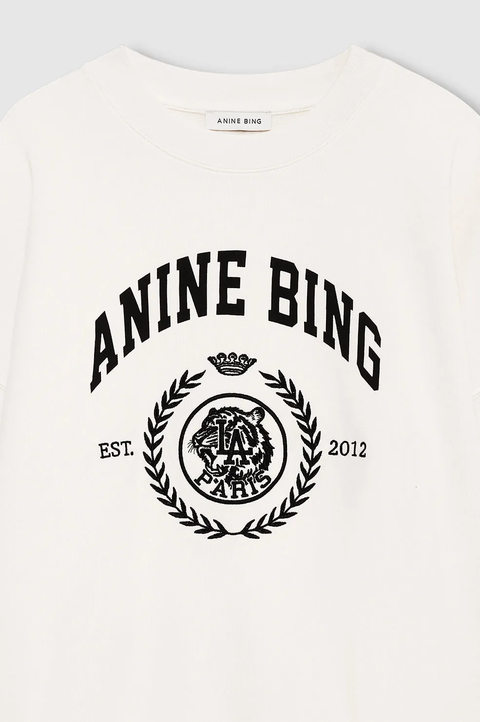 Miles Sweatshirt Collegiate - Cream sold by Anine Bing product image thumbnail 4