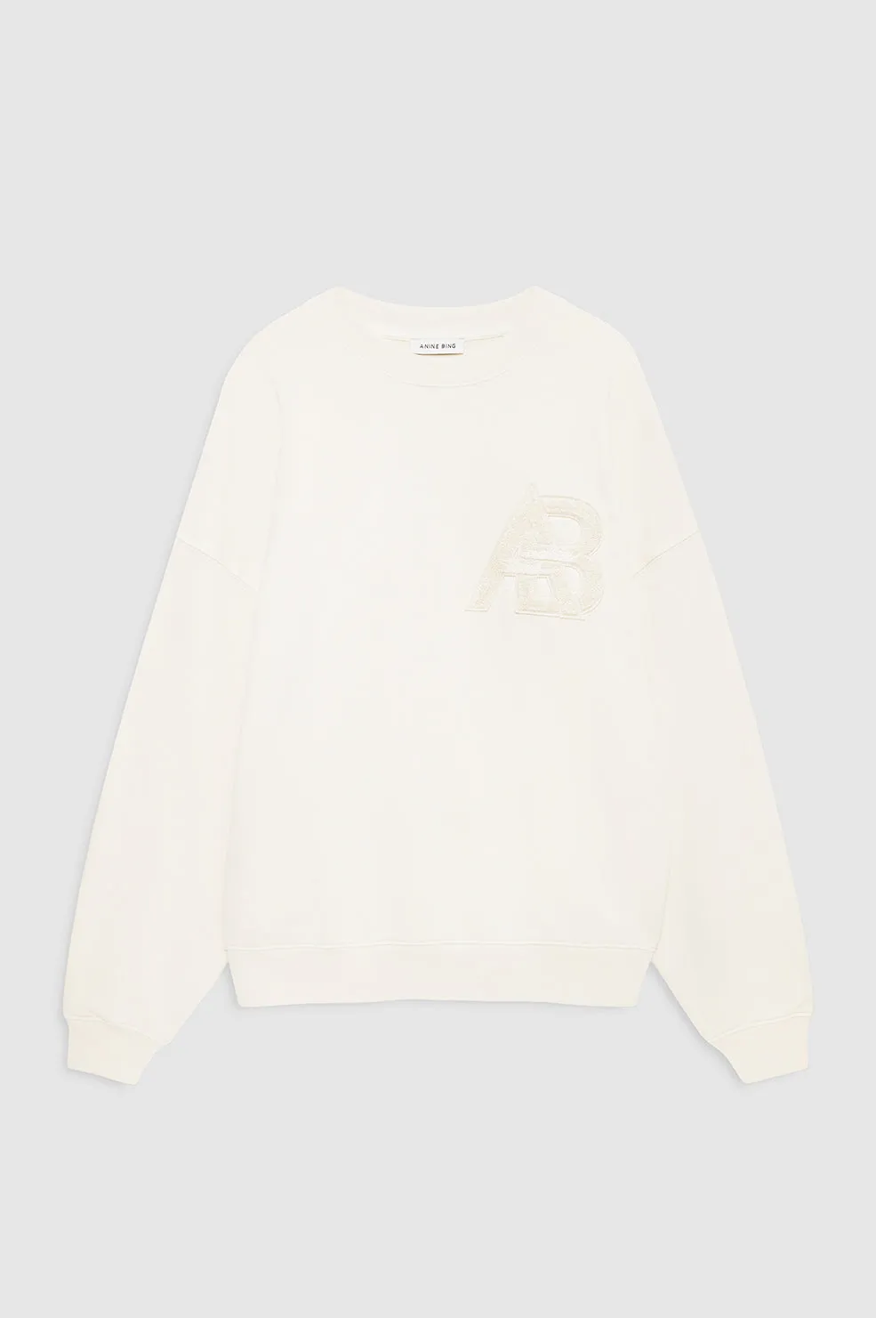 Miles Sweatshirt Letterman - Cream sold by Anine Bing product image thumbnail 3