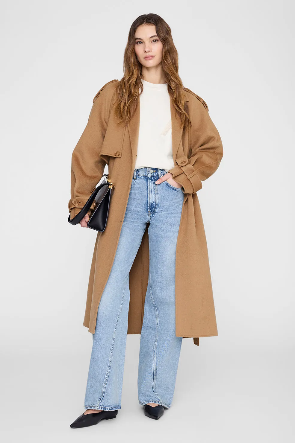 Miles Sweatshirt Letterman - Cream sold by Anine Bing product image thumbnail 2