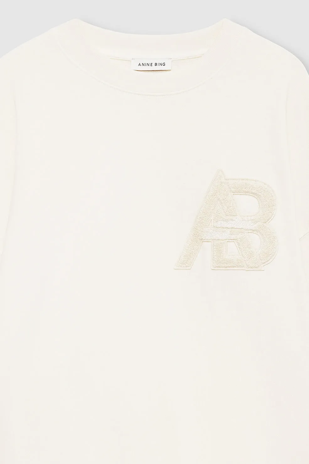 Miles Sweatshirt Letterman - Cream sold by Anine Bing product image thumbnail 4