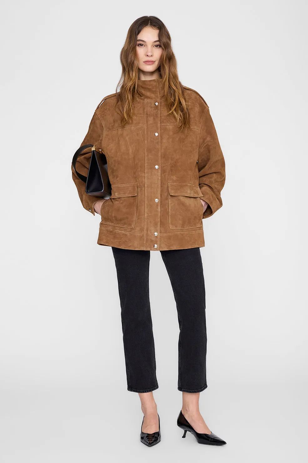 Roux Jacket - Tobacco sold by Anine Bing product image thumbnail 2