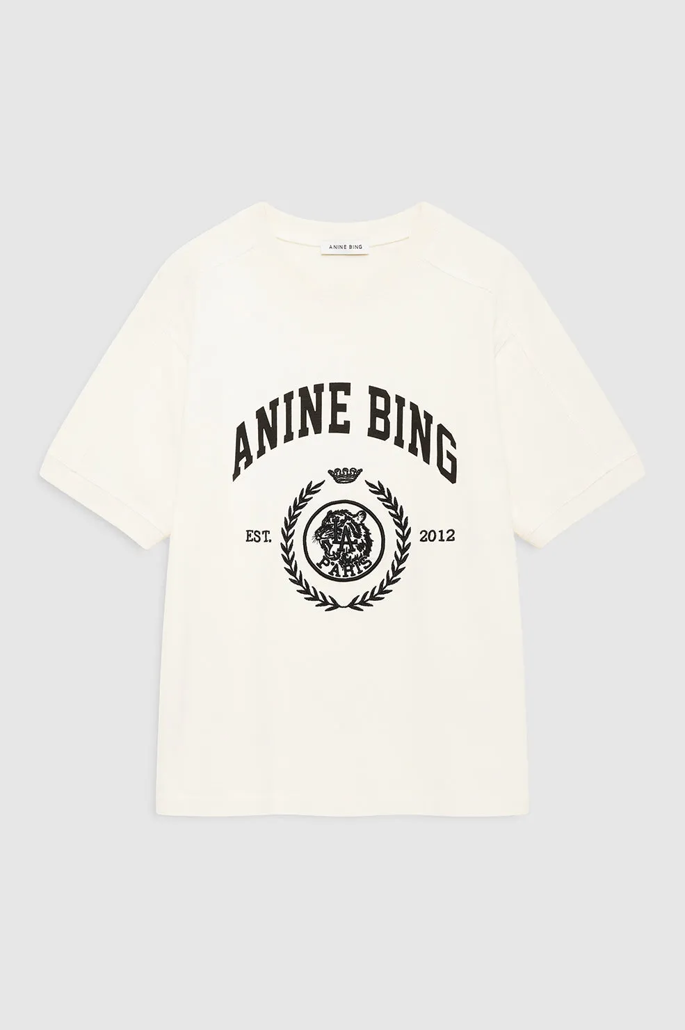 Jaylin Tee Collegiate - Washed Cream sold by Anine Bing product image thumbnail 3