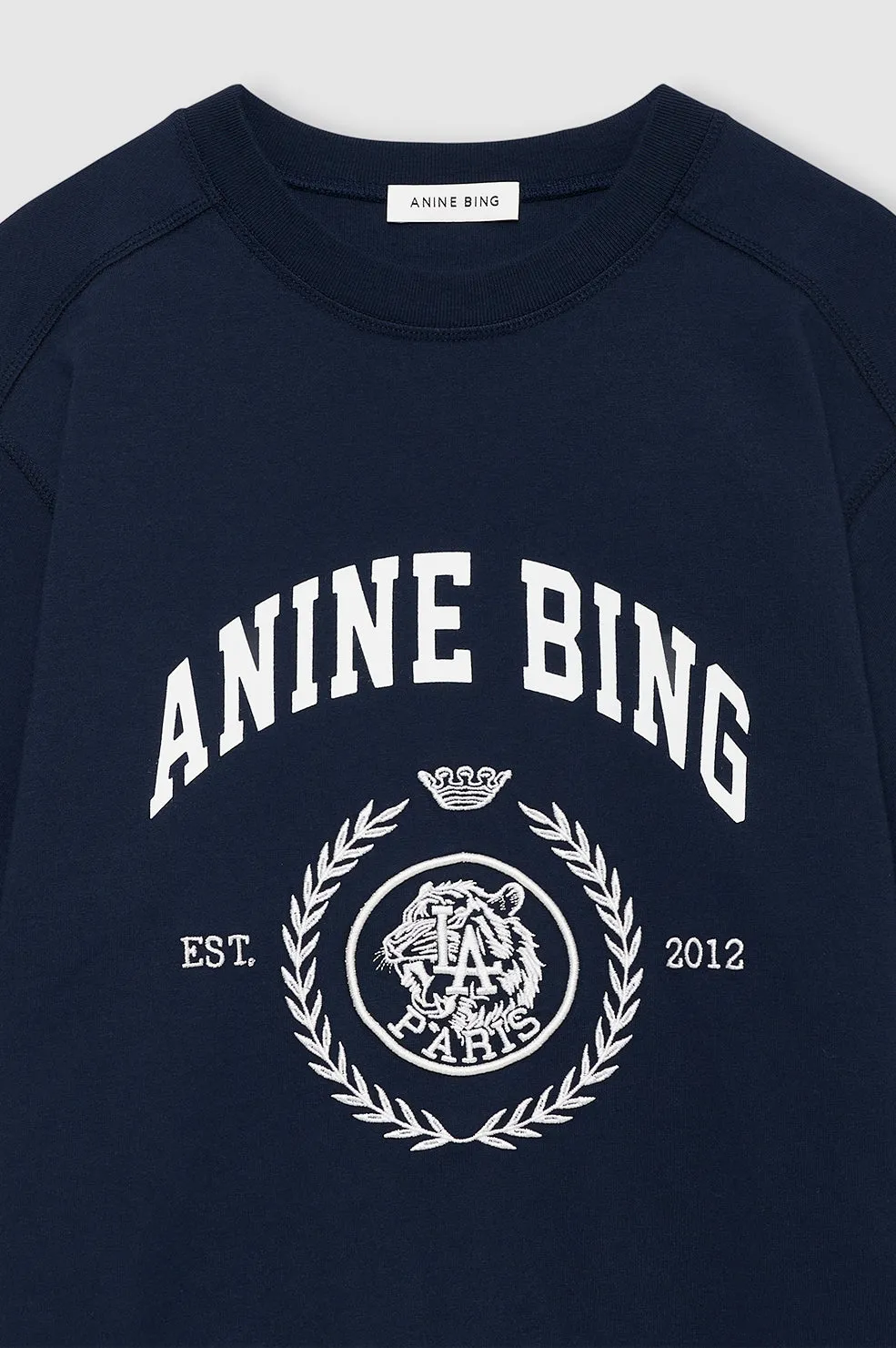 Jaylin Tee Collegiate - Navy sold by Anine Bing product image thumbnail 4