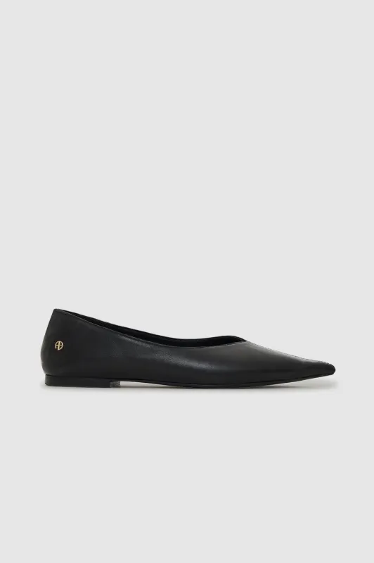 Hilda Ballerinas - Black made by Anine Bing