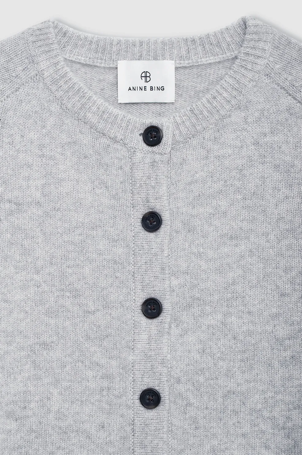 Joye Cardigan - Light Heather Grey sold by Anine Bing product image thumbnail 4