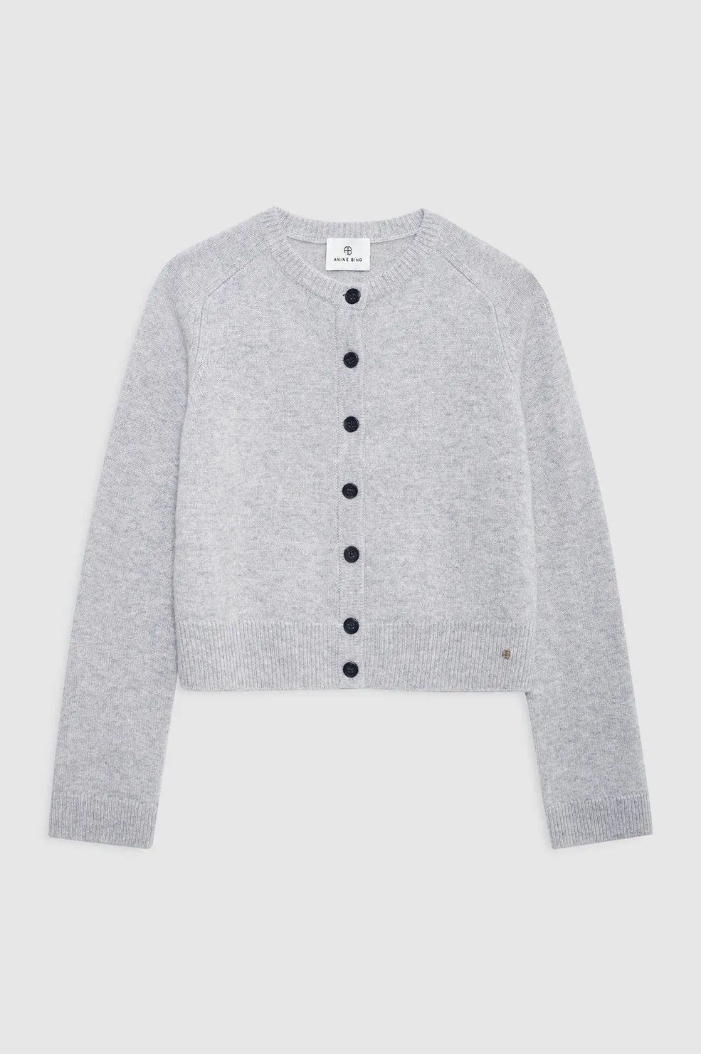 Joye Cardigan - Light Heather Grey sold by Anine Bing product image thumbnail 3