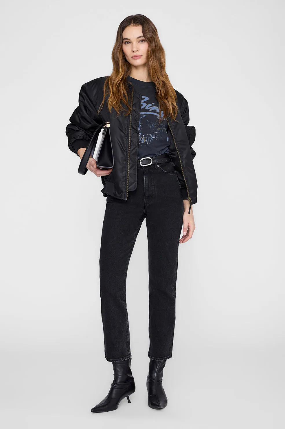 Kent Tee Eagle - Washed Black sold by Anine Bing product image thumbnail 2