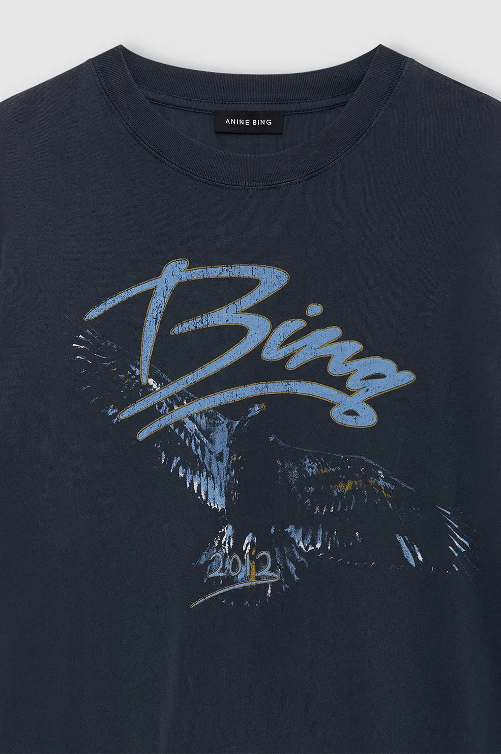 Kent Tee Eagle - Washed Black sold by Anine Bing product image thumbnail 4