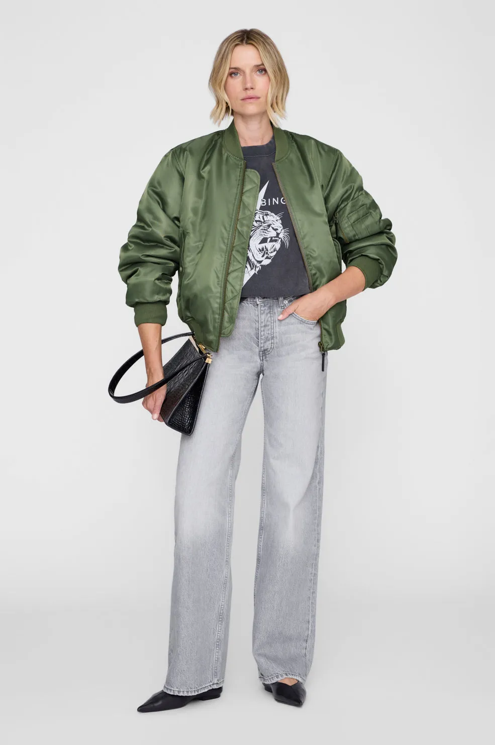 Miles Sweatshirt Tiger - Vintage Black sold by Anine Bing product image thumbnail 2