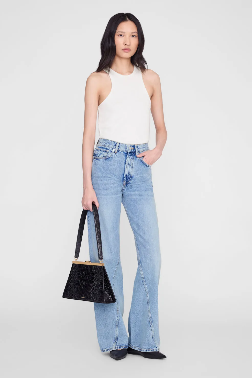 Cole Tank - Cream sold by Anine Bing