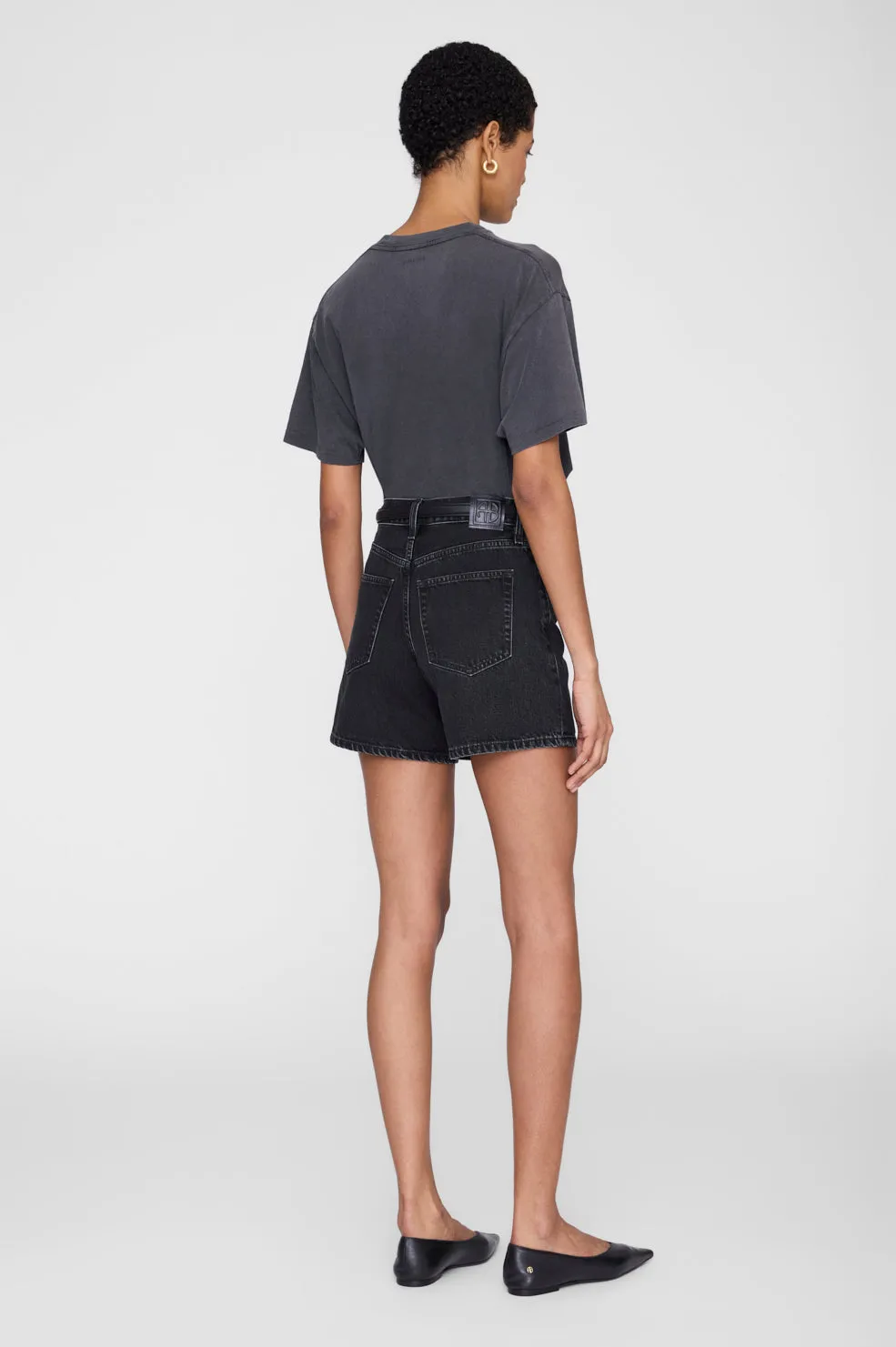 Cade Tee Palms - Washed Grey sold by Anine Bing product image thumbnail 3