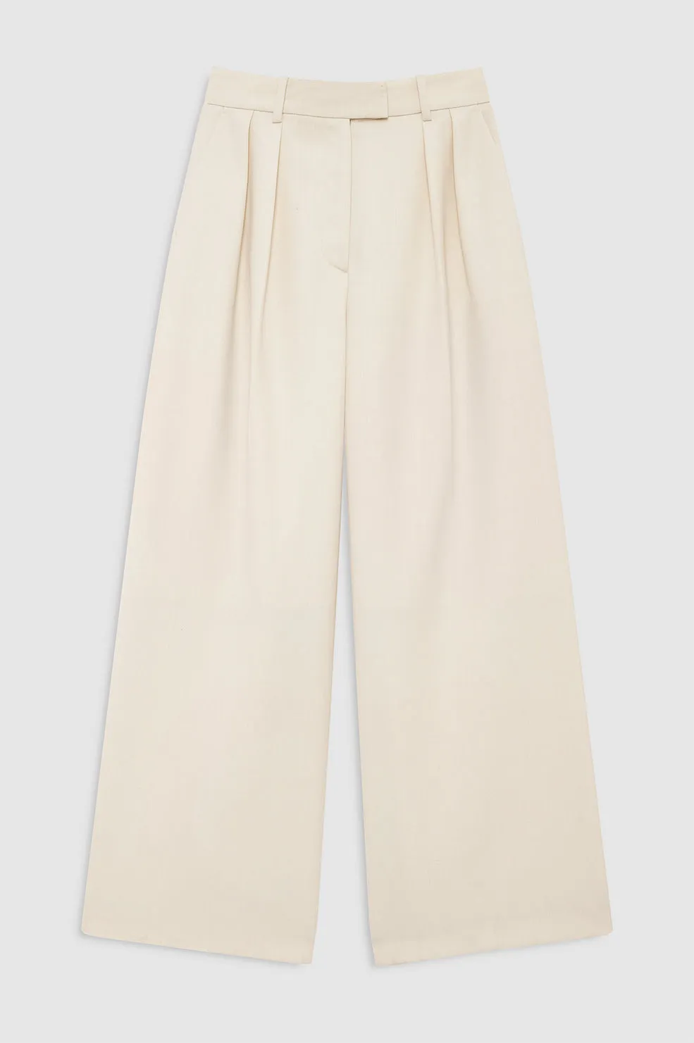 Lou Trouser - Ecru sold by Anine Bing product image thumbnail 3