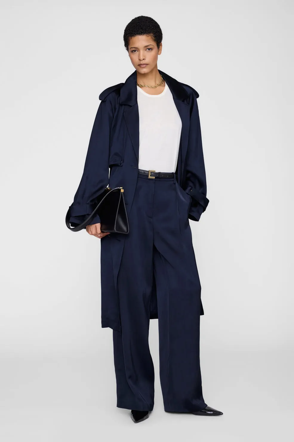 Trent Trouser - Navy sold by Anine Bing product image thumbnail 2