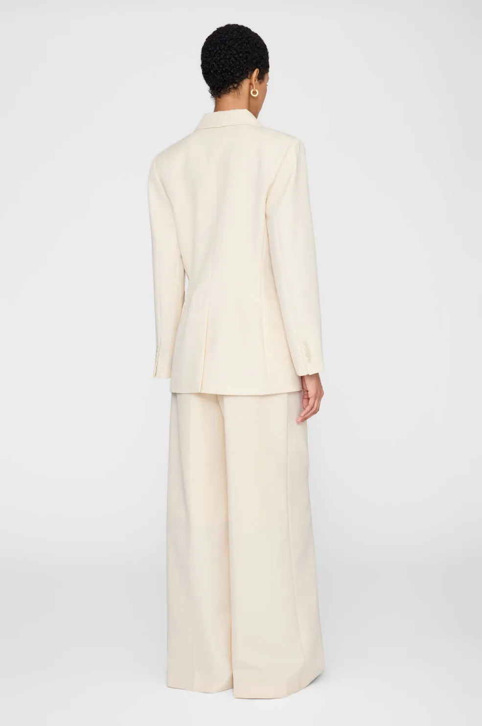 Tiphaine Blazer - Ecru sold by Anine Bing product image thumbnail 5