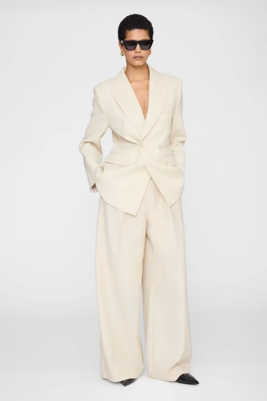 Tiphaine Blazer - Ecru made by Anine Bing