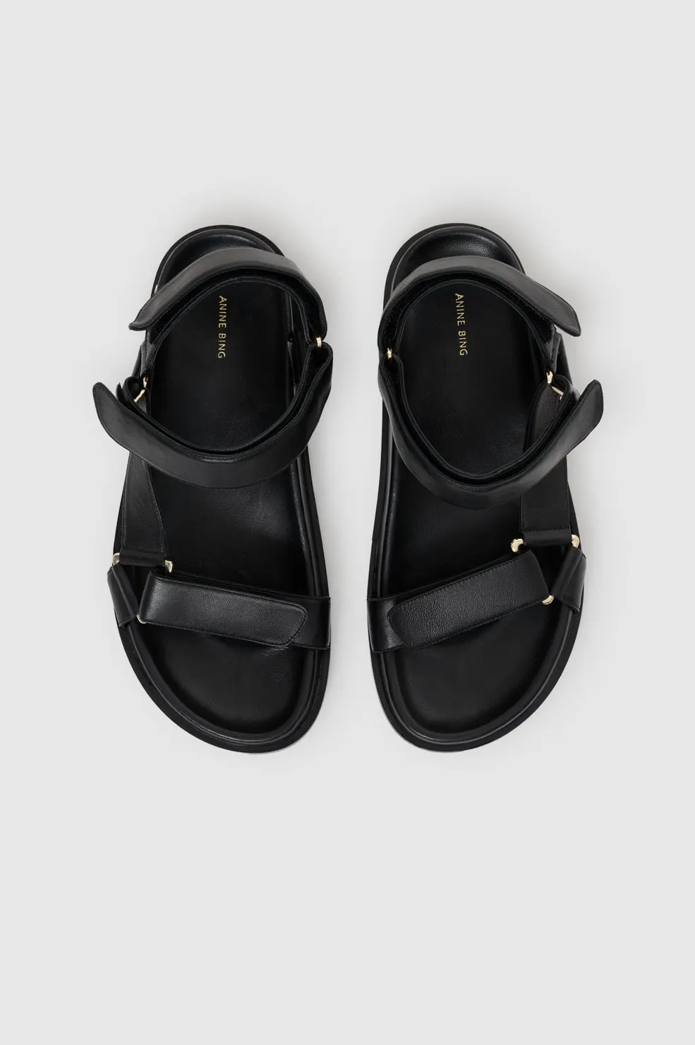 Jess Sandals - Black sold by Anine Bing product image thumbnail 3