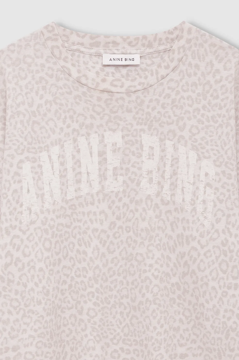 Cade Tee Anine Bing - Washed White Leopard sold by Anine Bing product image thumbnail 4