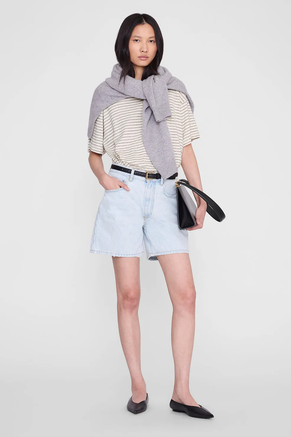 Cade Tee - Black Stripe sold by Anine Bing product image thumbnail 2