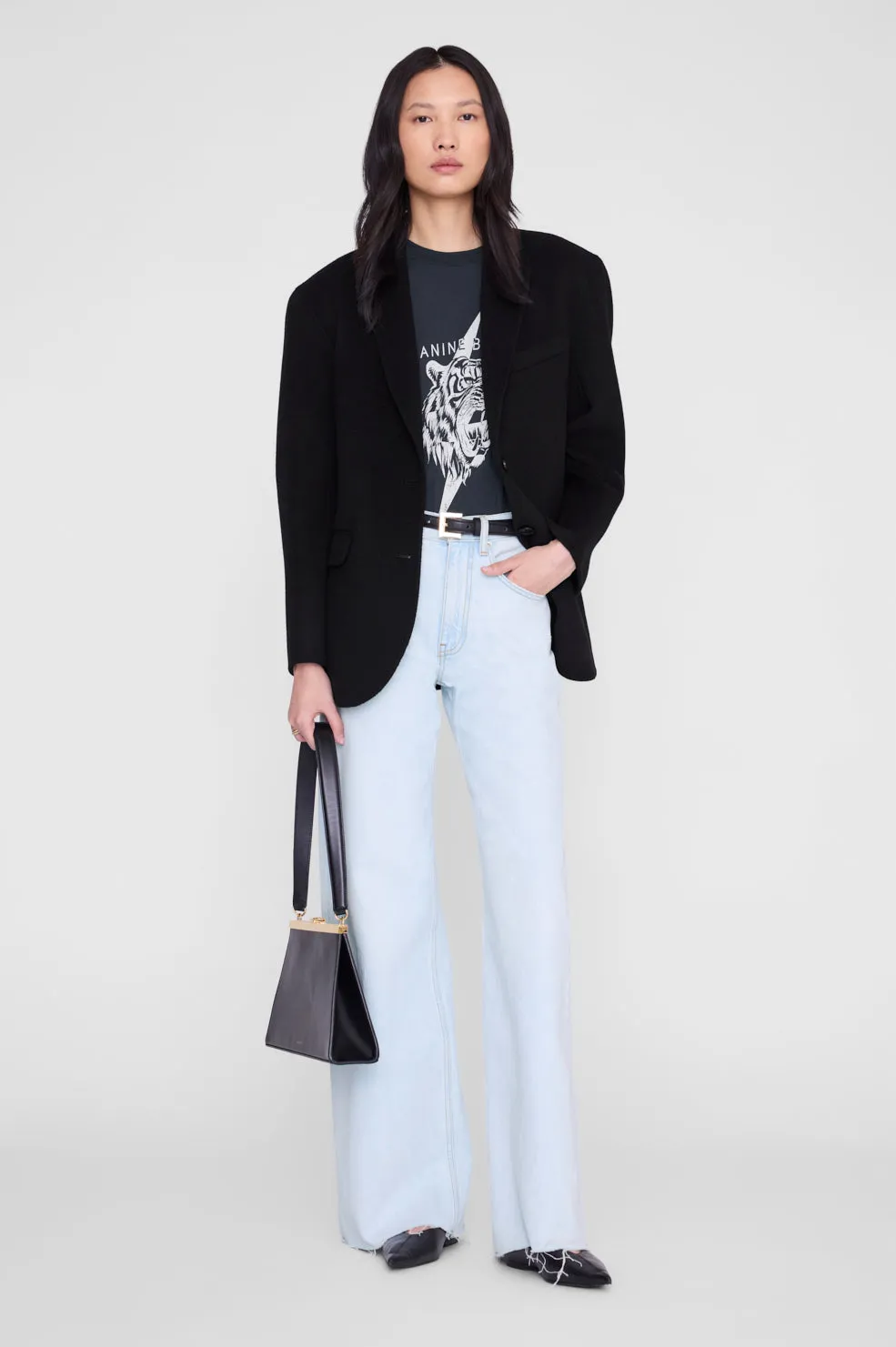 Wagner Tee Tiger - Vintage Black sold by Anine Bing product image thumbnail 2