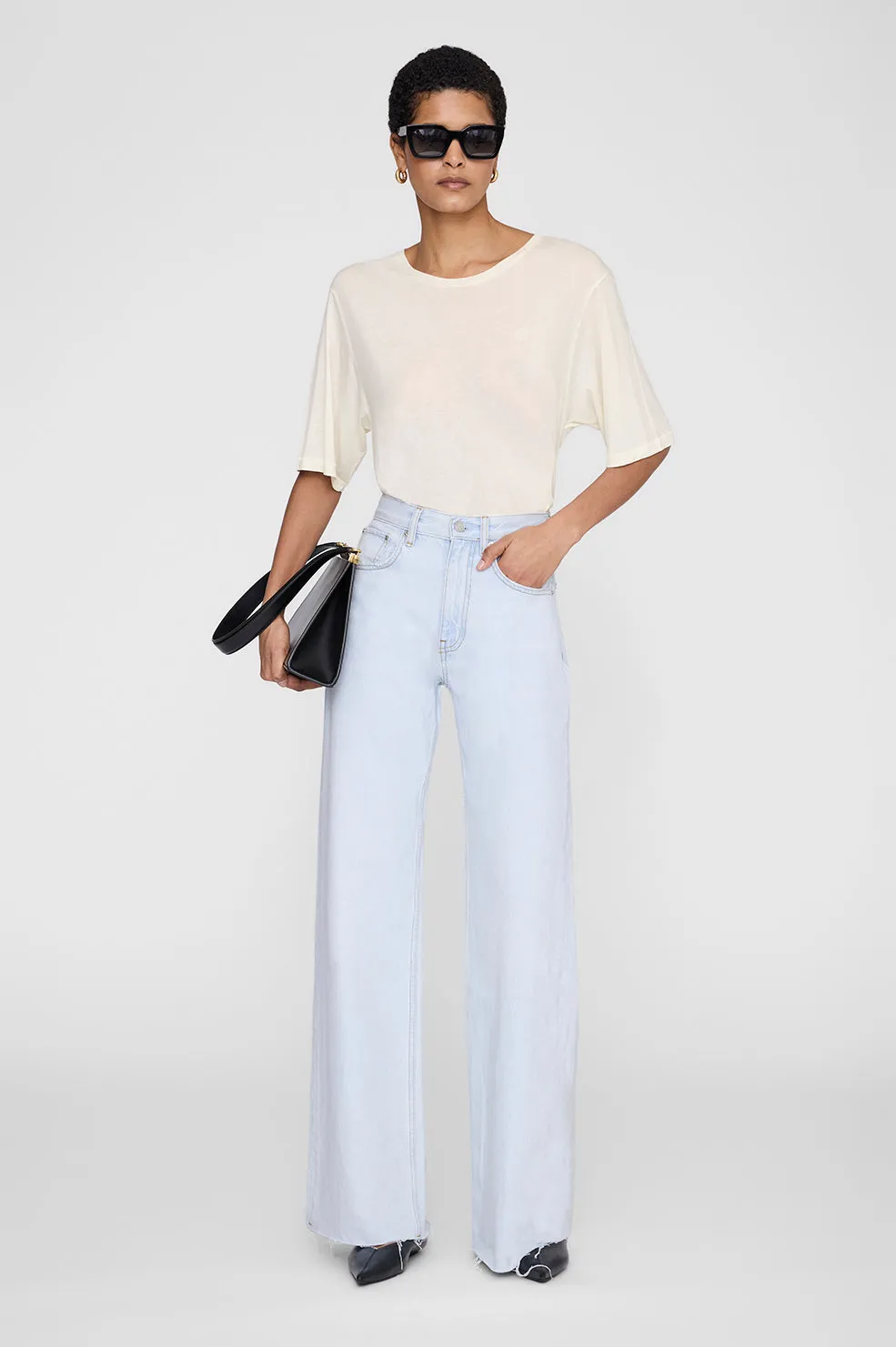 Margo Tee - Cream sold by Anine Bing