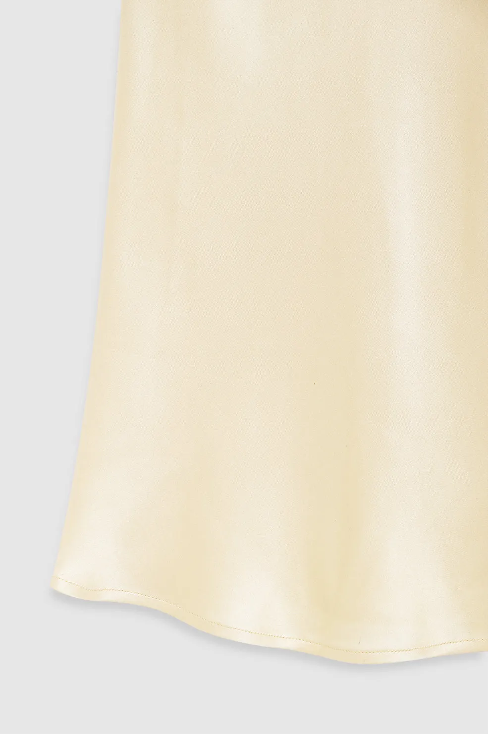 Bar Silk Skirt - Butter Yellow sold by Anine Bing product image thumbnail 4