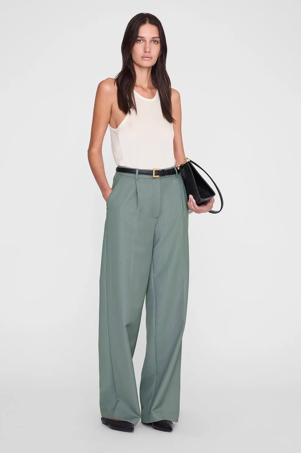 Trent Trouser - Sage sold by Anine Bing product image thumbnail 2