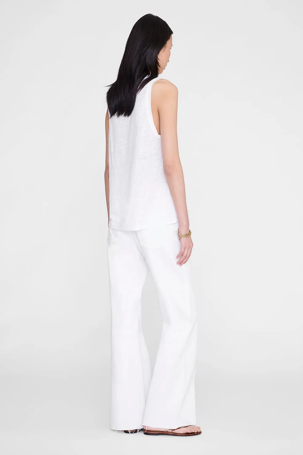 Juliann Tank - White sold by Anine Bing product image thumbnail 2