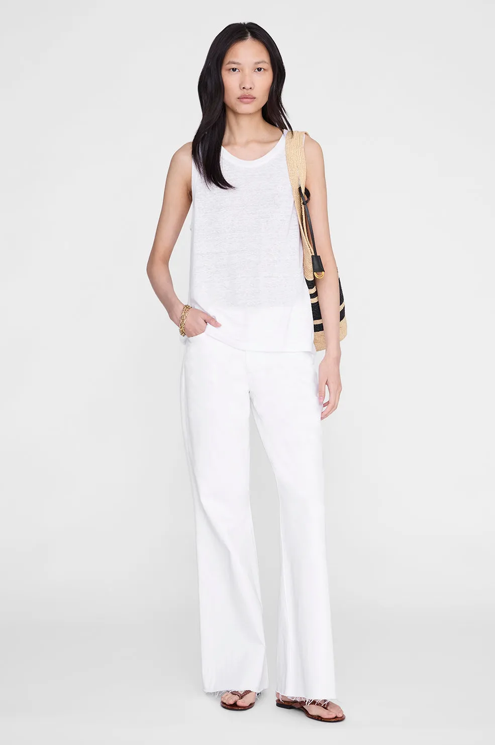 Juliann Tank - White sold by Anine Bing