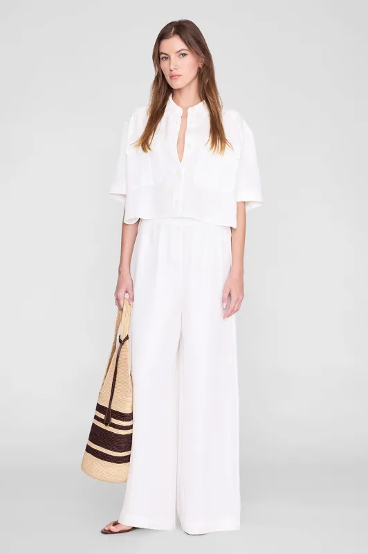 Edith Shirt - Ivory made by Anine Bing