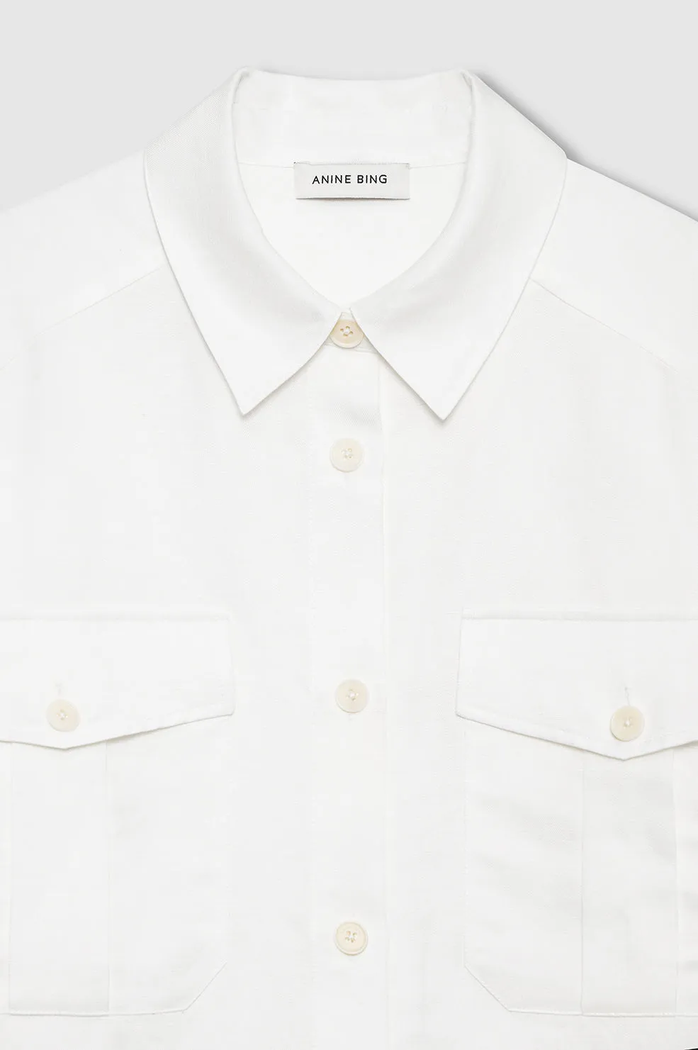 Edith Shirt - Ivory sold by Anine Bing product image thumbnail 4