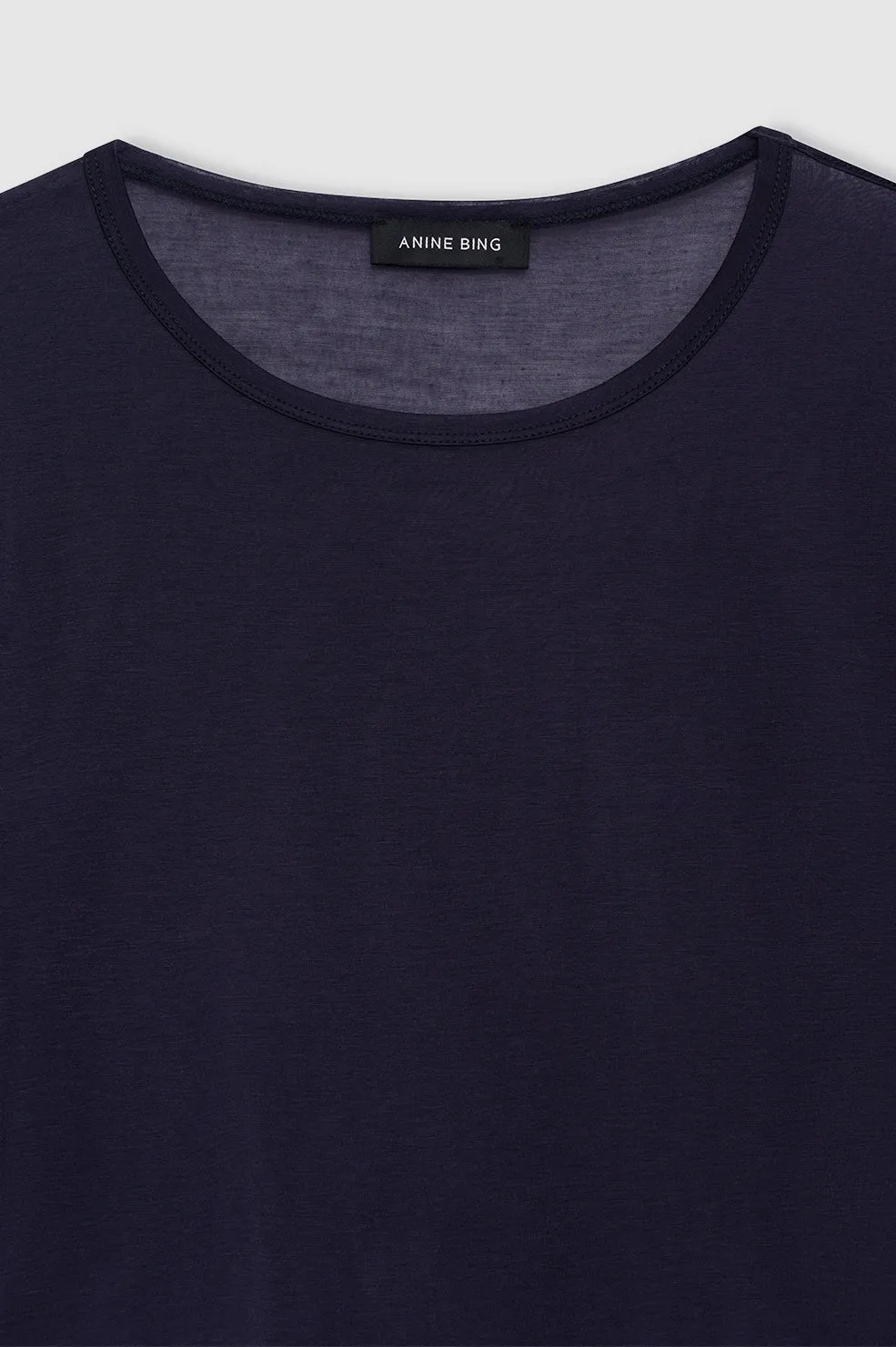 Sylvie Long Sleeve Tee - Midnight Blue sold by Anine Bing product image thumbnail 4