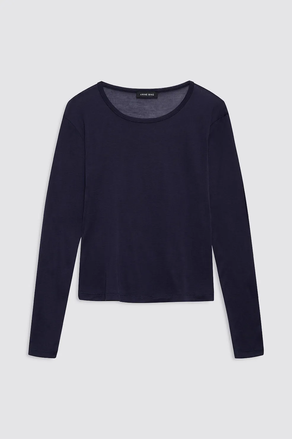 Sylvie Long Sleeve Tee - Midnight Blue sold by Anine Bing product image thumbnail 3