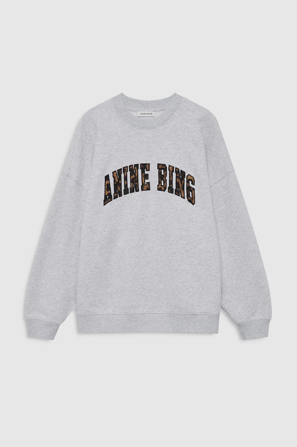 Miles Sweatshirt Anine Bing Leopard - Heather Grey sold by Anine Bing product image thumbnail 3